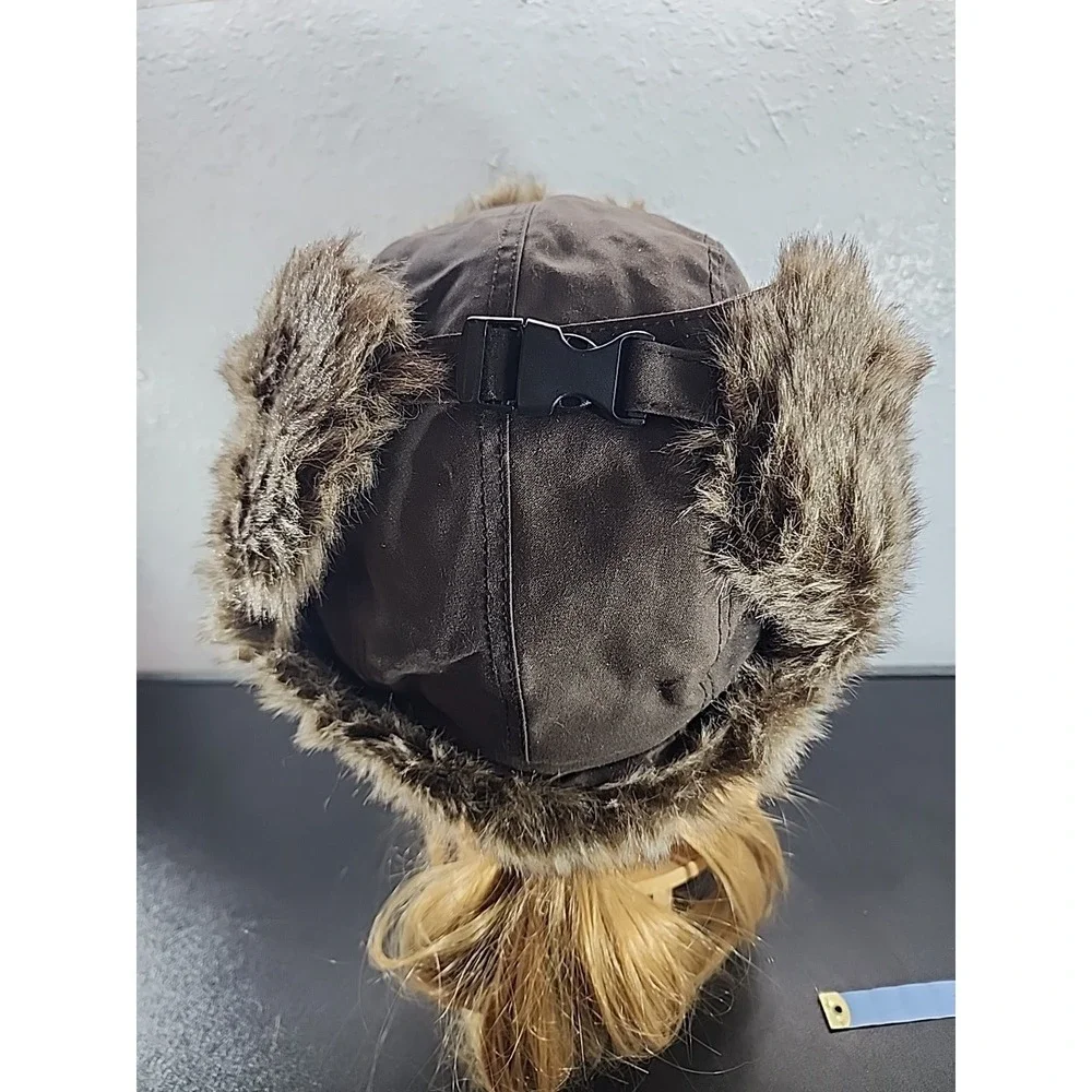 Free Authority Faux Fur Trapper Hat‎ Ear Flap Warm Brown